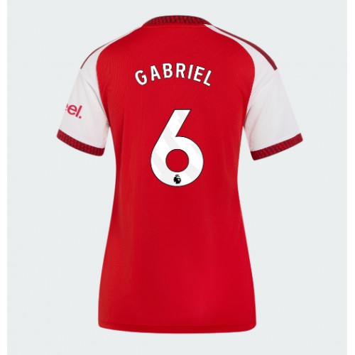 Arsenal Gabriel Magalhaes #6 Hjemmebanetrøje Dame 2026-27 Kortærmet